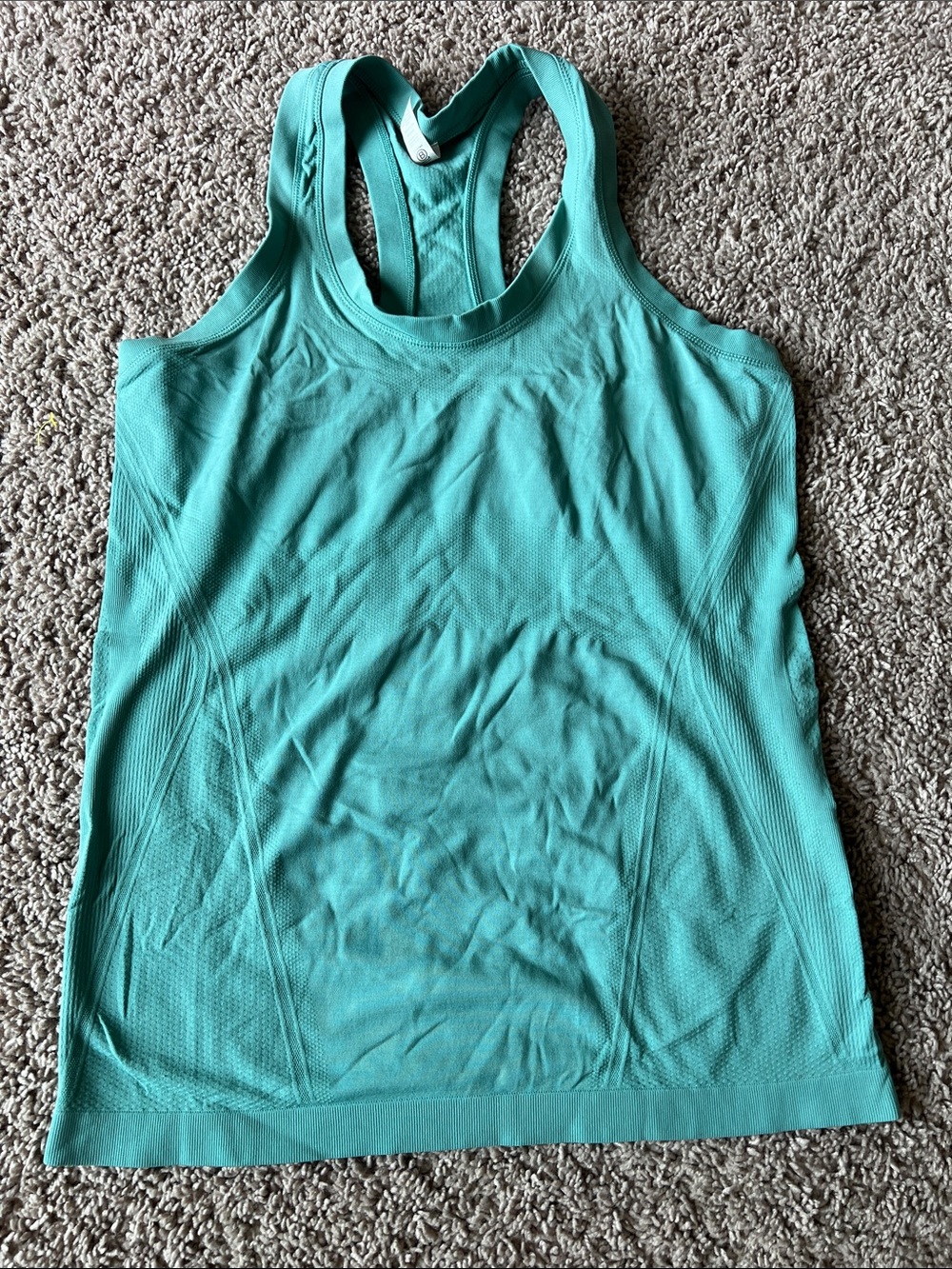 Women's Teal Racerback Athleta Tank Top Size M